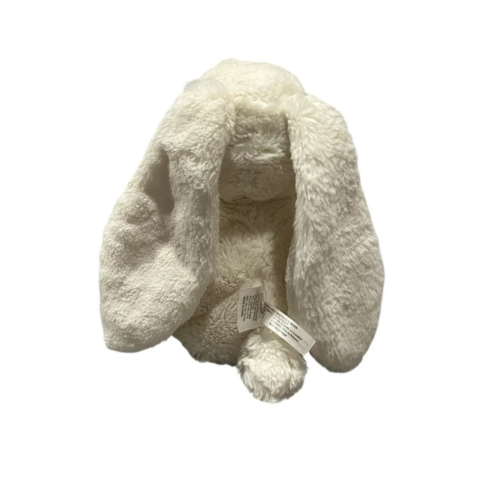 Baby Ganz Downy Bunny White Rabbit Stuffed Silky Cream Plush 11